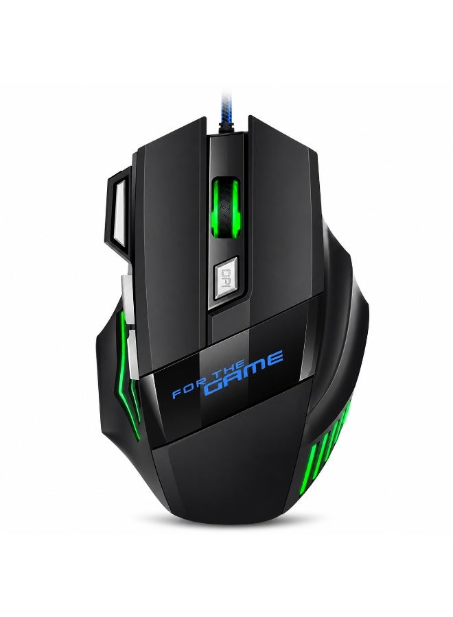 ZR-1800 Gaming Mouse – High Precision 4800 DPI – Fast Control and Instant Response – Ergonomic Design with LED Lighting – Suitable for Gaming and PC - Image 1
