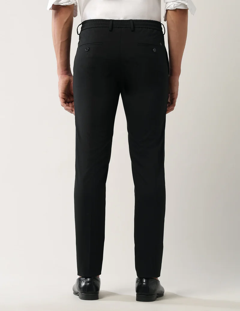 Arrow Black ANAJTR2263 BLACK Mens Trousers for Men | Best Price UAE