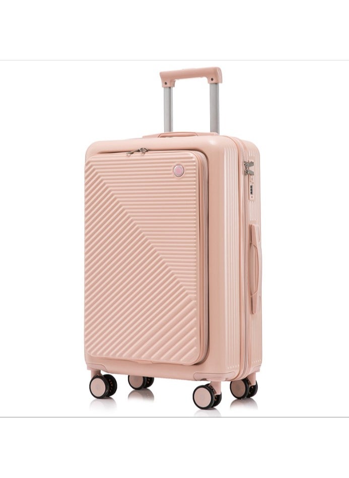 Generic - Front Opening Lid Luggage Suitcase Suitcase 20 Inch Boarding Case Business Travel Suitcase - Image 1