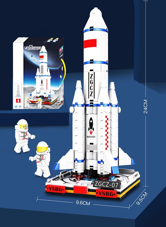 303 Pcs Space Rocket Launch Center Building Blocks Toys Construction Educational Learning STEM Toy Gift for Boys Girls All Ages - Image 5