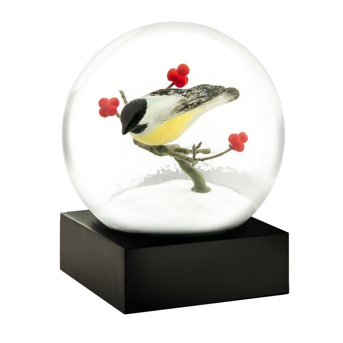 CHICKADEE COOL SNOW GLOBE