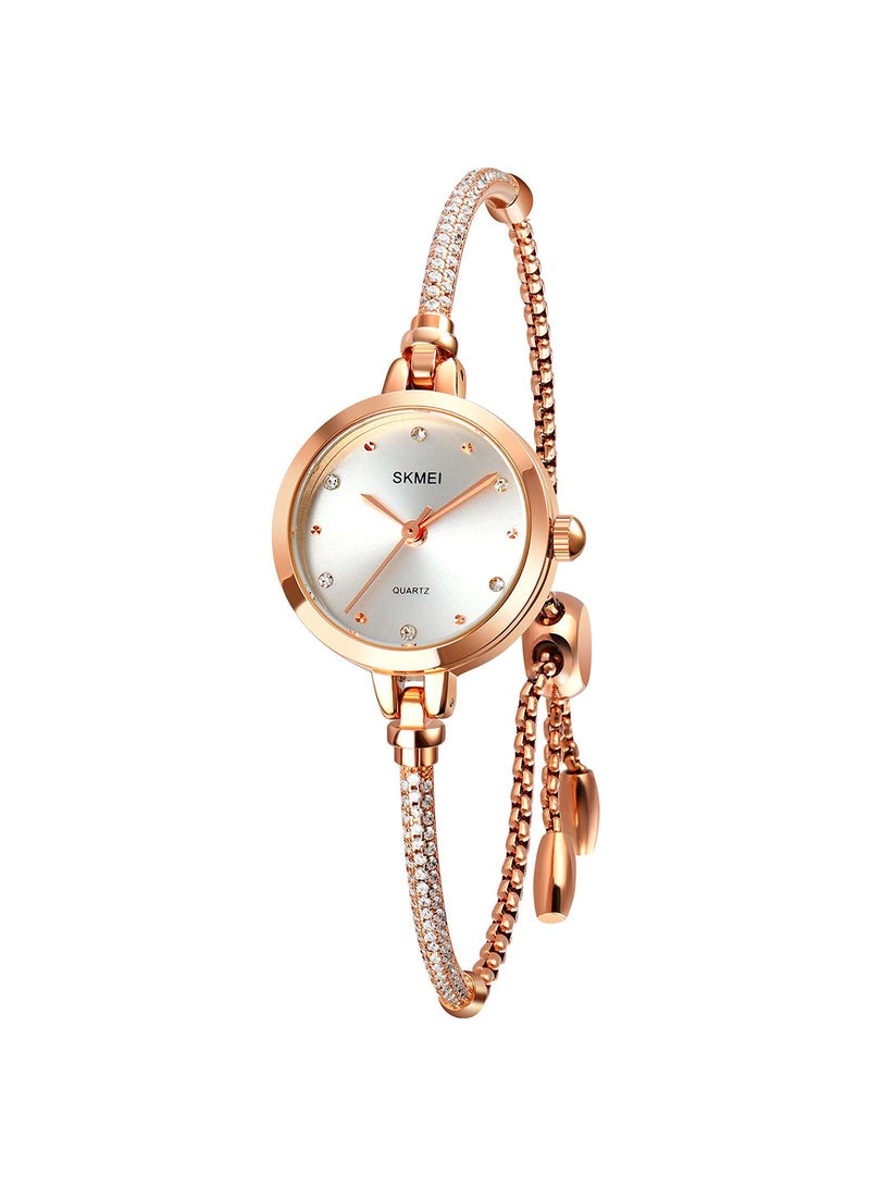 ساعة يد كوارتز رفيعة عصرية سيمبل وو طراز 5081WT للنساء - Image 1