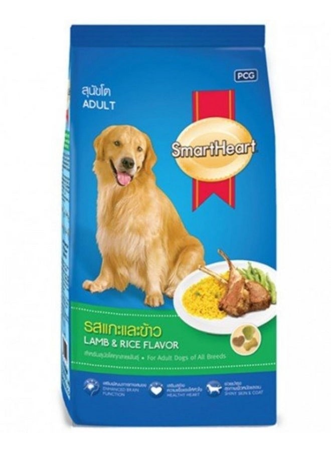 SmartHeart - Adult Dog Food Dry Lamb And Rice, 3 Kg - Image 1