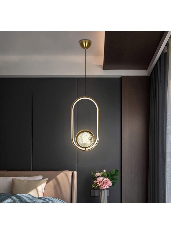 Prime Sole Modern Pendant Light Hanging Lamp LED Ceiling Light Decorative Indoor Lighting Fixture for Living Room Bedroom Dining Area Luxury Hanging Light Fixture - Image 2