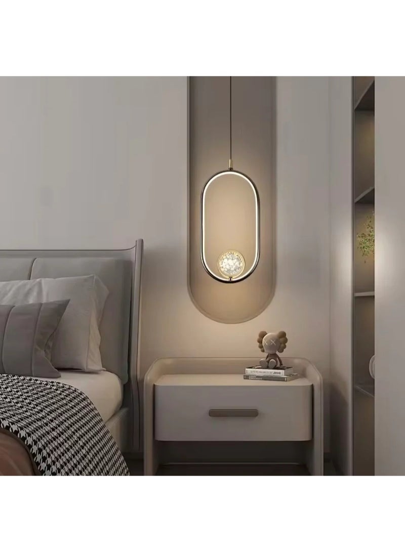 Prime Sole Modern Pendant Light Hanging Lamp LED Ceiling Light Decorative Indoor Lighting Fixture for Living Room Bedroom Dining Area Luxury Hanging Light Fixture - Image 3
