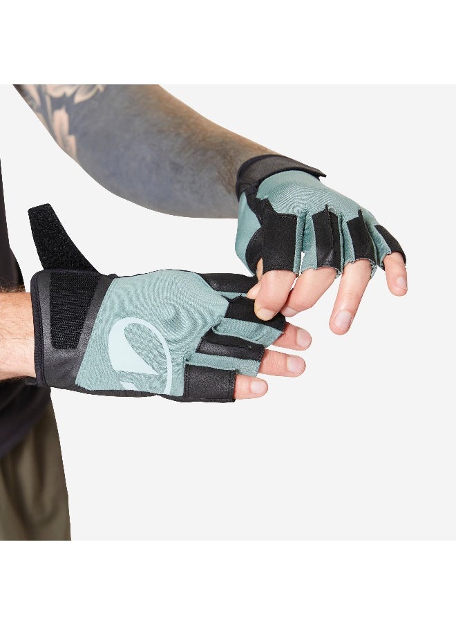 CORENGTH CORENGTH BY DECATHLON,Weight Training Durable Gloves - Eucalyptus Green  - Image 2