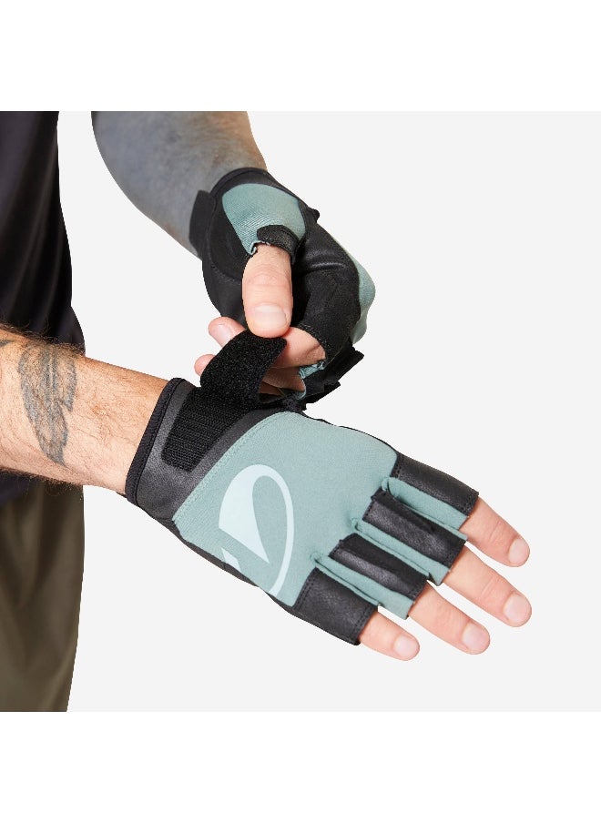 CORENGTH CORENGTH BY DECATHLON,Weight Training Durable Gloves - Eucalyptus Green  - Image 1
