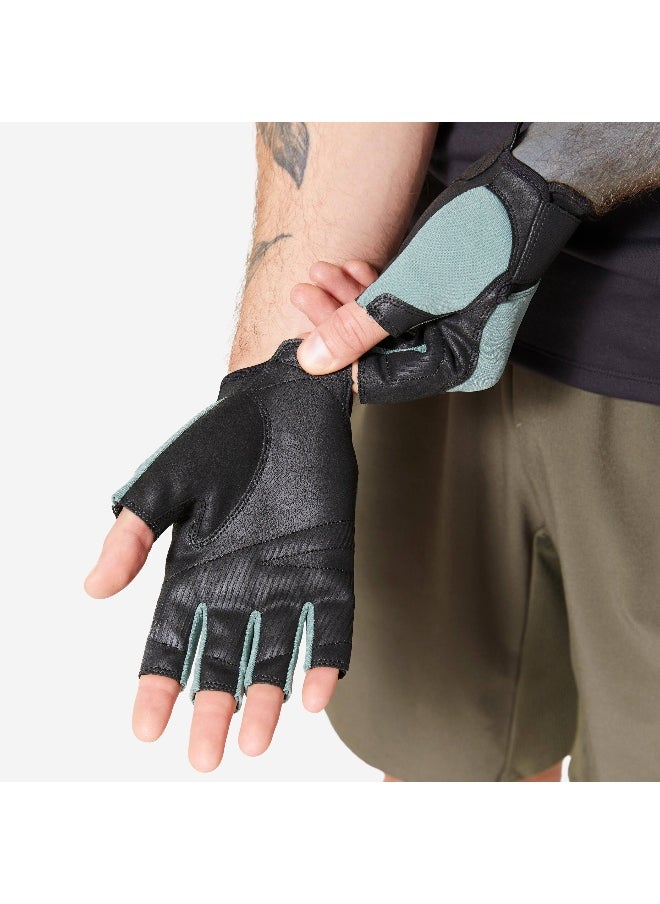 CORENGTH CORENGTH BY DECATHLON,Weight Training Durable Gloves - Eucalyptus Green  - Image 3