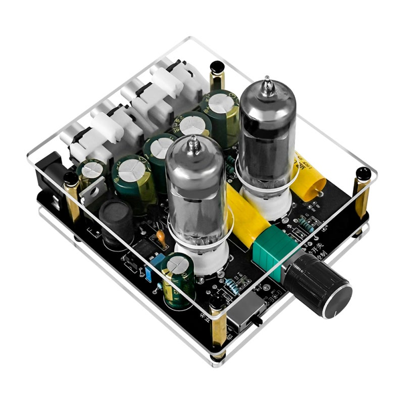 Electronic Tube Preamplifier Multifunctional Tube Amplifier Preamp Bile Buffer Auido Amp Speaker Sound Amplifier Home Theater DIY Module - Image 1