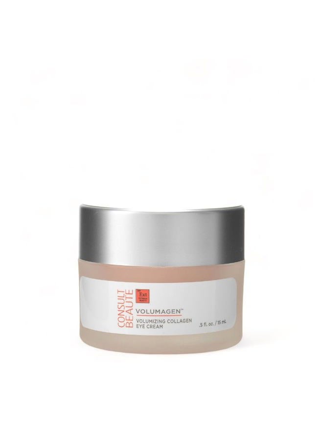 Consult Beaute كريم العين بالكولاجين من فوليماجن - مرطب - مملوء - تنعيم الخطوط الدقيقة - كافيين - مستخلص فاكهة البرغموت - 0.5 أونصة - Image 1