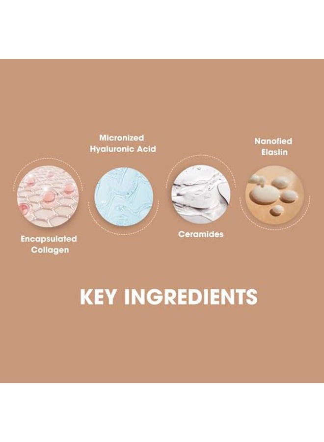 Consult Beaute كريم العين بالكولاجين من فوليماجن - مرطب - مملوء - تنعيم الخطوط الدقيقة - كافيين - مستخلص فاكهة البرغموت - 0.5 أونصة - Image 5