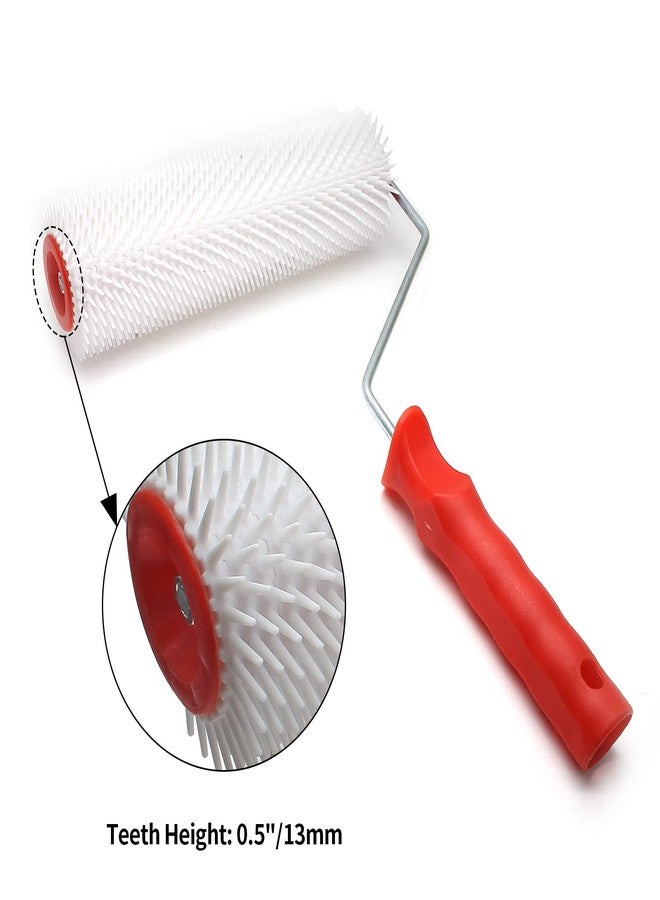 Rierdge 9''/230mm Spike Roller, Latex Floor Self Compound Roller Leveling Screed Spiked Roller Paint Brush Roller - Image 3