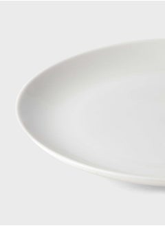 MUJI Porcelain Beige Plate, Dia. 23 x H 2.5 cm, L, Off White  - Image 3