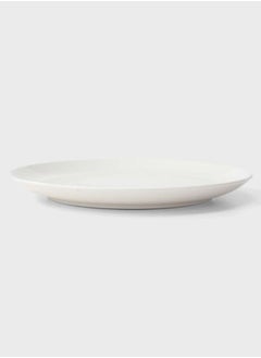 MUJI Porcelain Beige Plate, Dia. 23 x H 2.5 cm, L, Off White  - Image 2