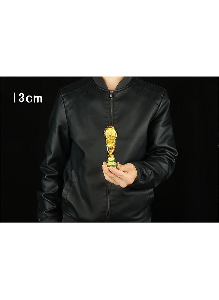 Generic 2018 World Cup Football Trophy 14x5cm 14x5cm  - Image 2