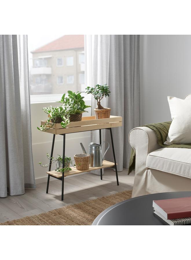 زبون حامل نباتات، صنوبر/أسود، 67 سم - Image 4