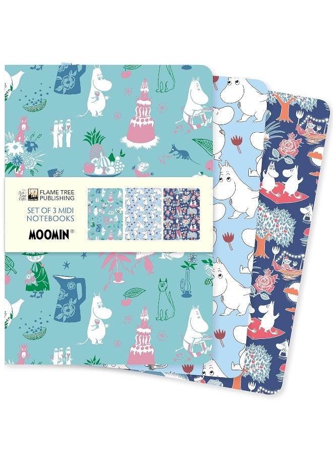 Moomin Classics Set of 3 Midi Notebooks  - Image 1