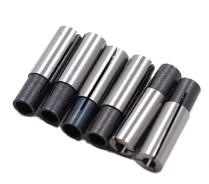 Chiloskit Collet Adapter 1/4 to 1/8, Collet Chuck Conversion CNC Engraving Bit Router Converter for Router Cutter Milling Bit,6 Pics - Image 4