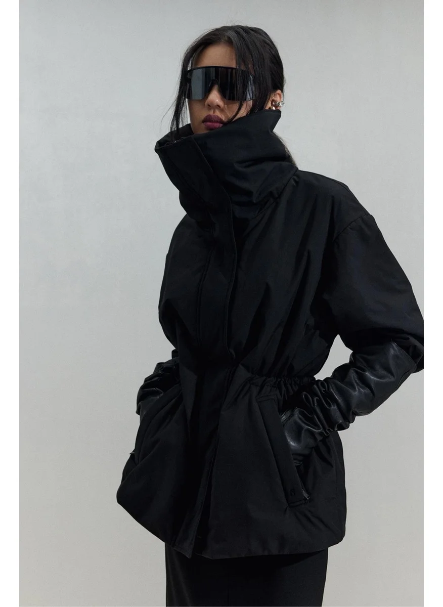 سود كوليكشن Black Lisa Puffer Coat
