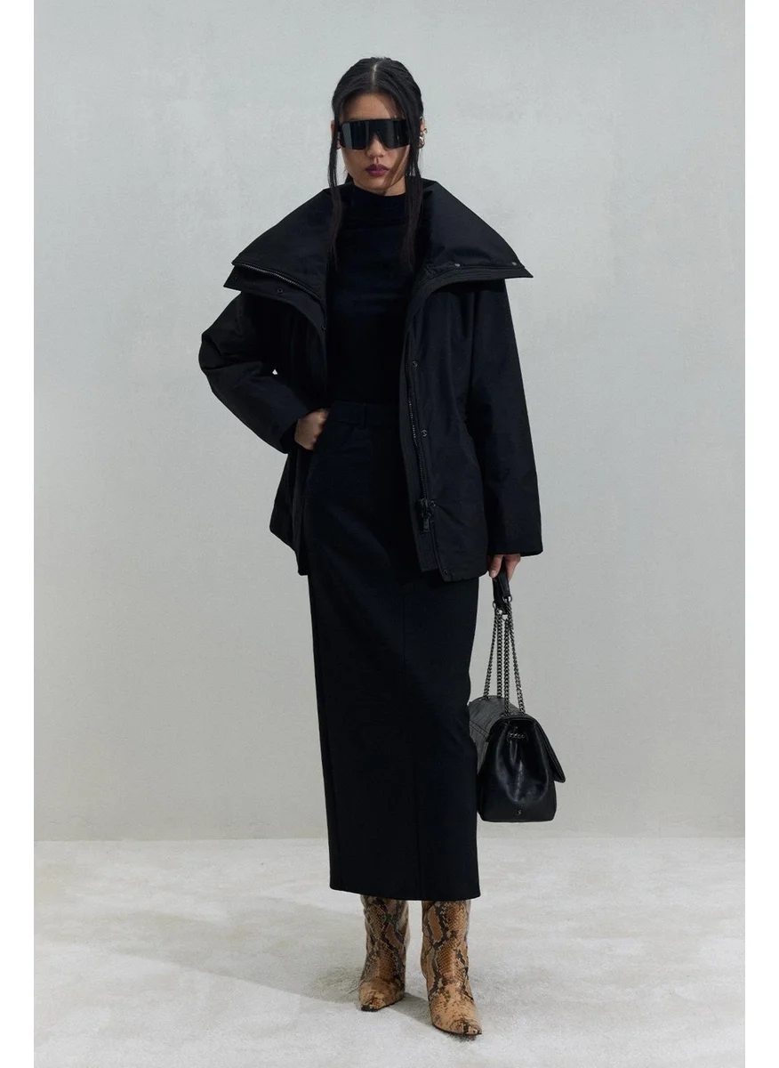 سود كوليكشن Black Lisa Puffer Coat