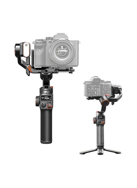 iSteady MT2 Kit 3-Axis Camera Stabilizer Gimbal Stabilizer for Smartphones 1.2kg/2.64lbs Load Support BT Connection with AI Vision Sensor and Fill Light Module Compatible with Phone Camera