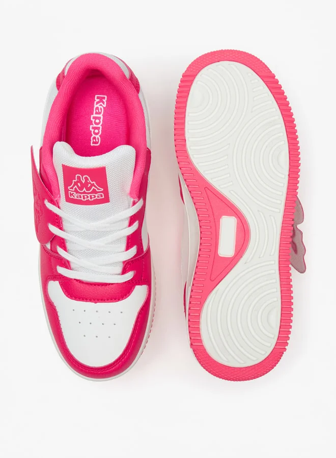 كابا Girls' Panelled Sneakers with Lace-Up Closure