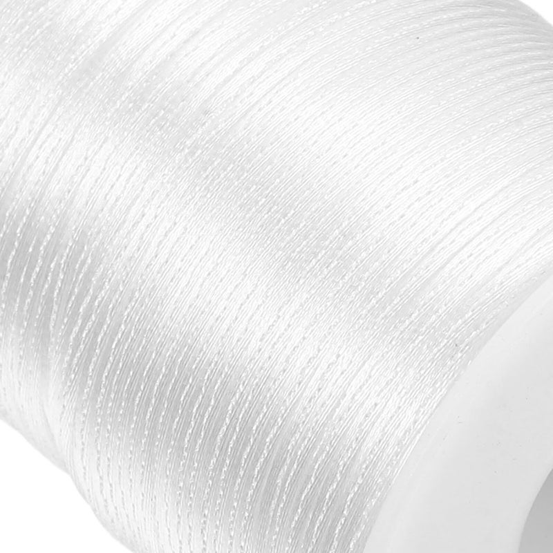 White Braided Cord 1.5mm 100m For Jewelry Making Beading Necklace Craft - Image 4