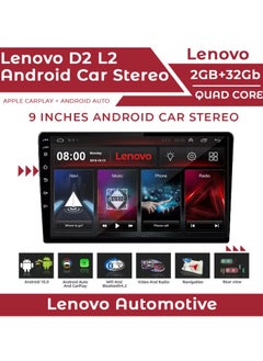 Lenovo 9 Inch Android Car Stereo Lenovo 2GB RAM 32GB ROM Support Apple Carplay Android Auto Wireless Bluetooth USB Video Audio Playback High Definition Screen  - Image 4