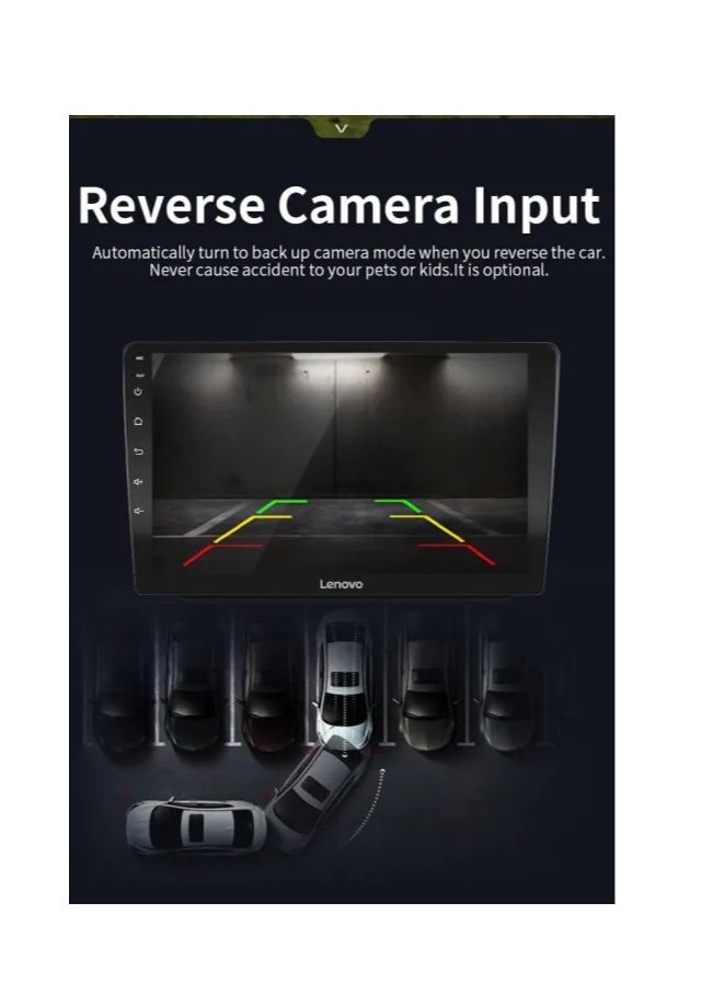 Lenovo - 9 Inch Android Car Stereo Lenovo 2GB RAM 32GB ROM Support Apple Carplay Android Auto Wireless Bluetooth USB Video Audio Playback High Definition Screen - Image 1
