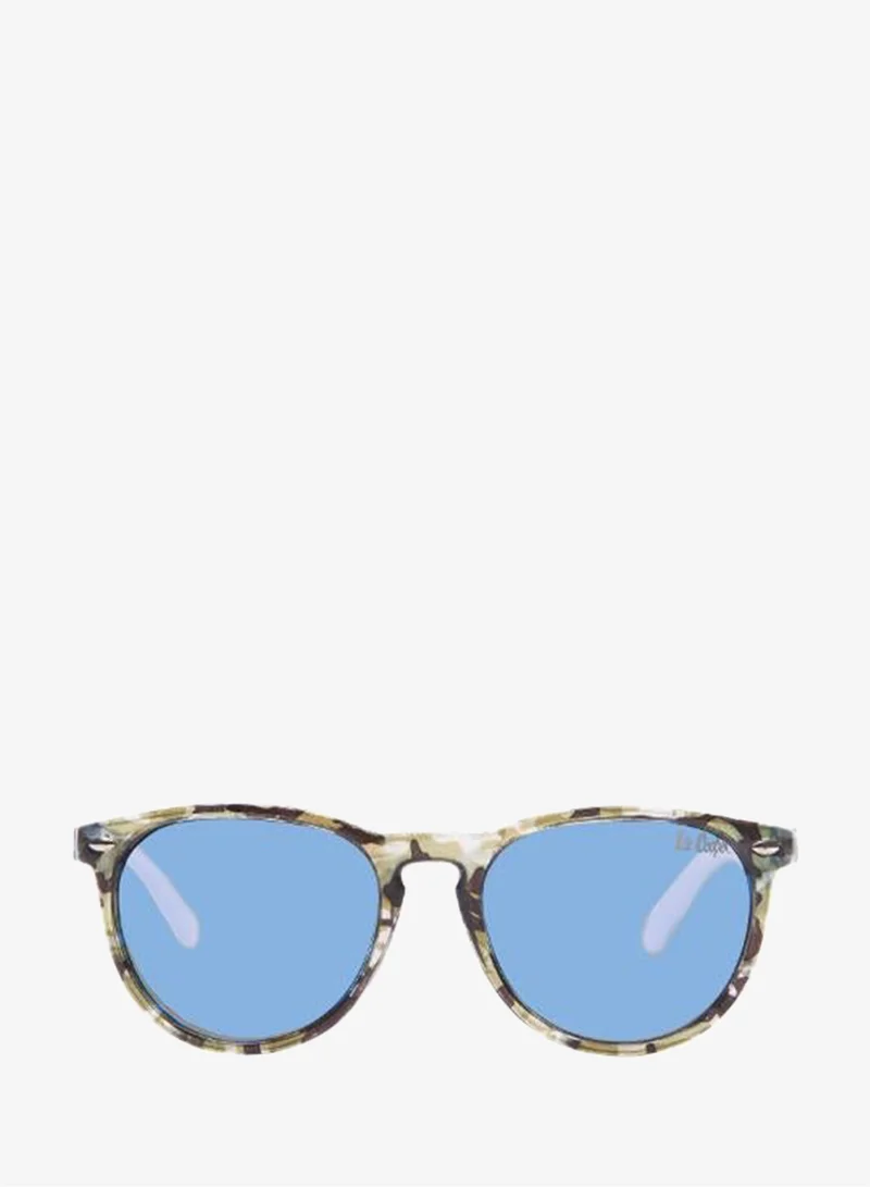 Lee Cooper Polarized Sunglasses Blue Frame Blue Mirror Mirror Lens 48mm  - LCK106C02