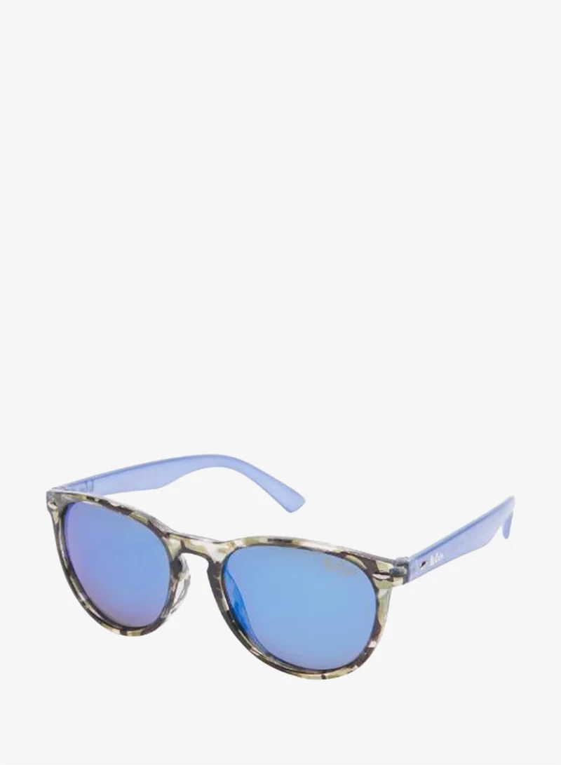 Lee Cooper Polarized Sunglasses Blue Frame Blue Mirror Mirror Lens 48mm  - LCK106C02