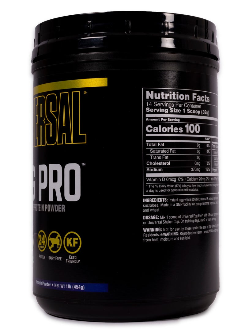 UNIVERSAL NUTRITION - Universal Nutrition EGG Pro White Egg Protein Powder Vanilla - Image 1