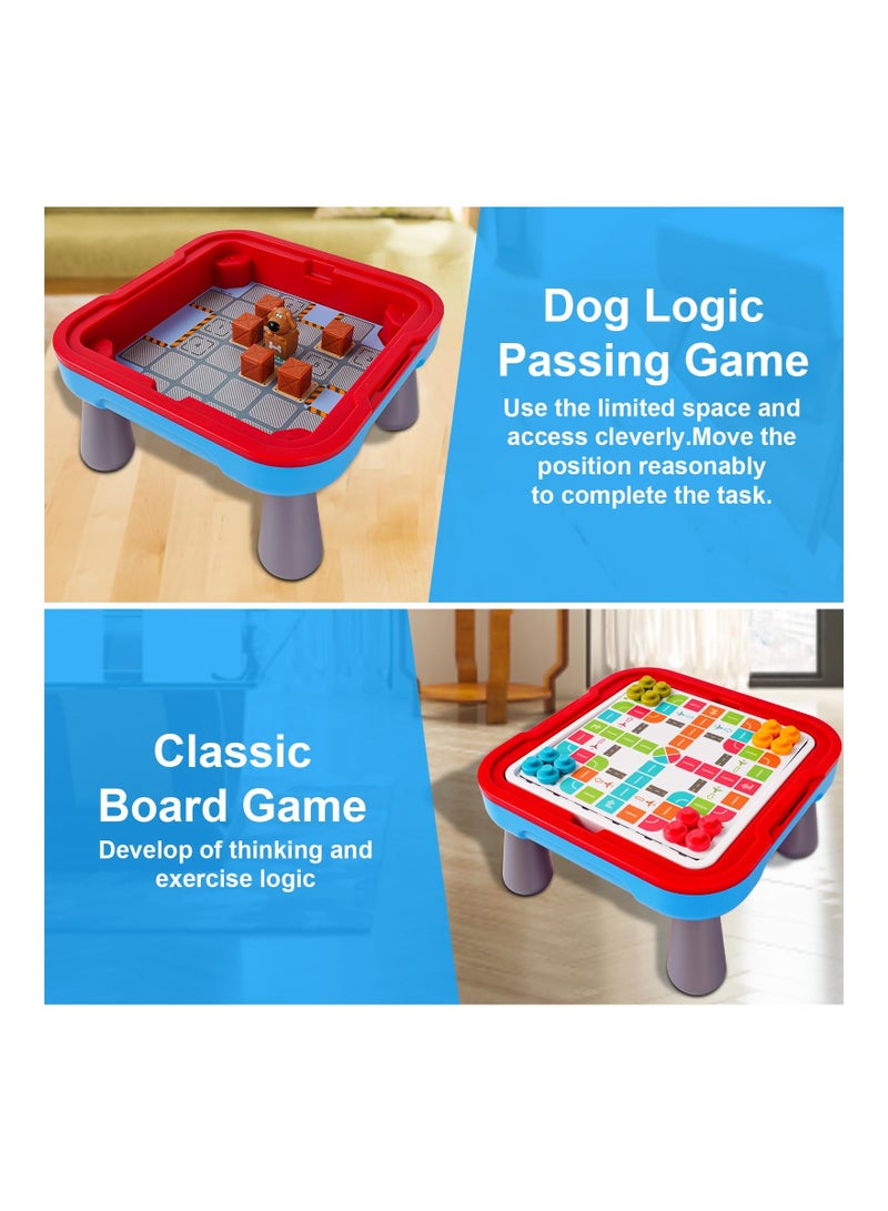 SOLARAE Board Games for Kids, Classic Family Logic Thinking Strategy Game, Portable Table, Preschool Learning Early Educational 3 Levels Toys, Birthday Gifts for Boys Girls 1-4 Players, Ages 6 and Up - Image 4