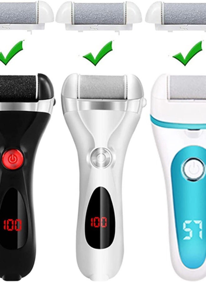 IWEEL 3 Different Replacement Roller Head for IWEEL/CIVYPRO/OTAZWA/ADAMPARK/ZIKILLYA/ELMCHEE/NICEBIRDIE Foot File Pedicure Tools for Feet Callus Shaver Pedicure kit for Cracked Heels and Dead Skin - Image 5