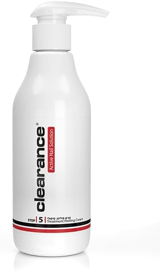 Clearace Professional Foot Treatment Peeling Cream 500ml Exfoliating Formula with Micro Granules BioVitamins B5 E Deep Skin Renewal Hydration for Smooth Healthy Feet