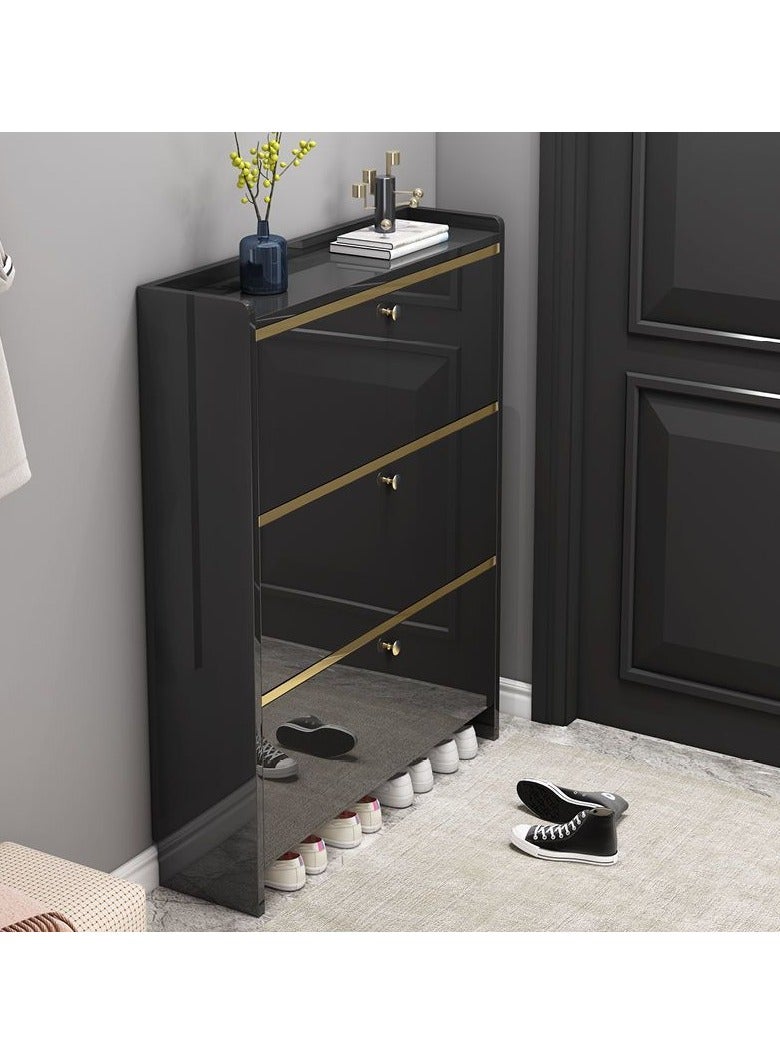 أيه دابليو دي منظم خزانة أحذية خشبي بتصميم أنيق مثالي للمدخل والممر وغرفة النوم. - Image 3