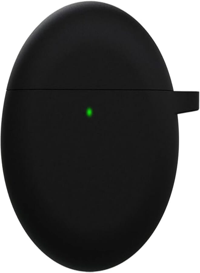 Next Next Store Earphone Case Silicone Cover Compatible with Huawei Freebuds 4 - Anti-dirty and Scratch Resistant Protective Cover Protect the Headphones from Damage (Black)
