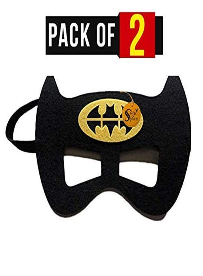 Sage Square "Superhero" Eye Mask for Costume Parties, Cosplay, Birthday Parties & Dress-up (Pack of 2) - Image 2