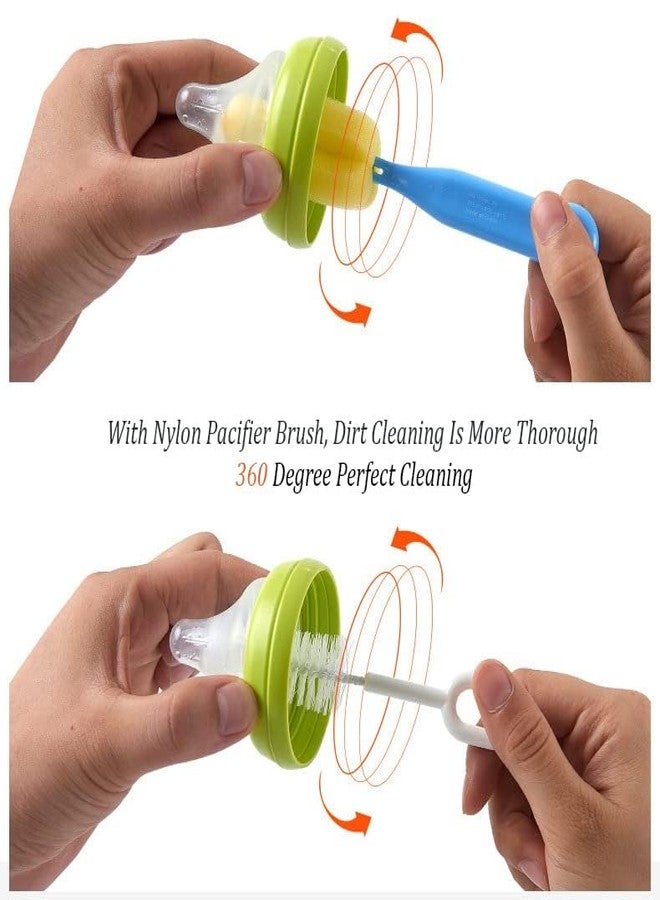 SHOPOWARE 4 PCS Bottle Nipple and Straw Cleaning Kit, Multi Color Feeding Bottle Cleaner Brush (Cleaning Brush Kit) (4 in 1 Kit) - Image 5