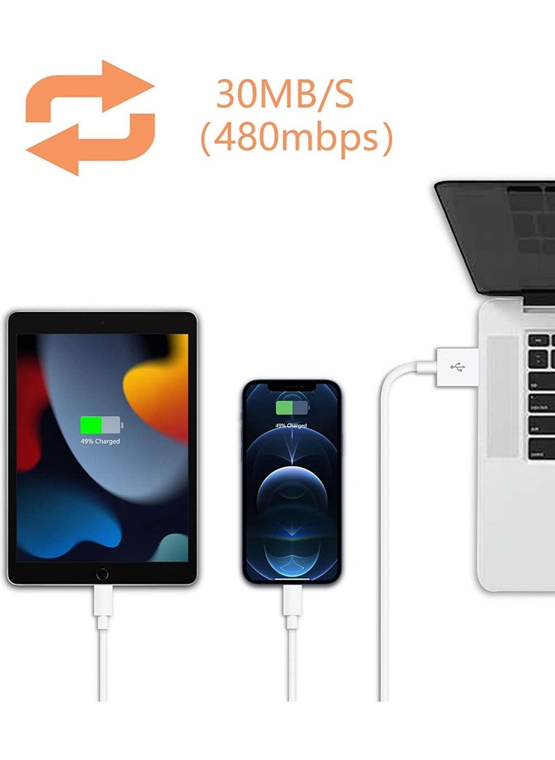 Generic - iPhone Charger Cable 6ft Apple MFi Certified Lightning Cord Fast Charging High Speed Data Sync USB Cable Compatible with iPhone 13/12/11 Pro Max/XS MAX/XR/XS/X/8/7 - Image 1