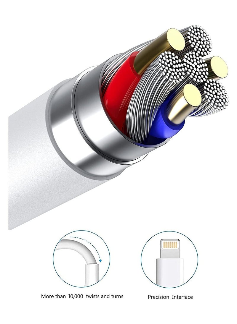 Generic - iPhone Charger Cable 6ft Apple MFi Certified Lightning Cord Fast Charging High Speed Data Sync USB Cable Compatible with iPhone 13/12/11 Pro Max/XS MAX/XR/XS/X/8/7 - Image 1