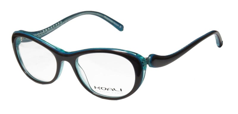 Koali 7058k Womens/Ladies Eyeglasses/Eye Glasses (49-16-135, Brown / Aquamarine) - Image 1