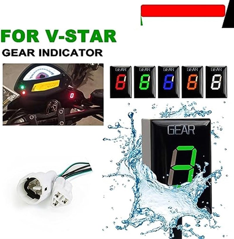 Vuzmode Motorcycle Gear Indicator for V-Star Models - Image 2