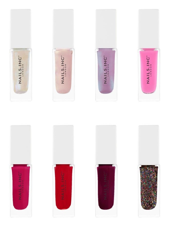 Nails Inc 8 Days Of Nails Nail Polish Set, Limited Edition, Mothers Day Gift, Women & Girls Gifting, Quick Dry, Air Dry, High Shine, Long Lasting, Ultra Glossy, Manicure Set, Trendy 8 Piece Gift Set - Image 2