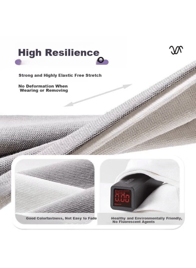 Jtrip Jieban Travel Disposable Socks Uni Wash-free Daily Use Mid-calf Cotton Socks Winter Thickened High Tube Long Socks - Image 2