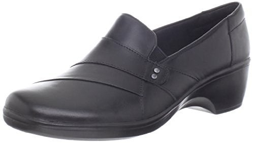 Clarks Women's May Marigold Slip-On Loafer, Black, 10 - Image 1