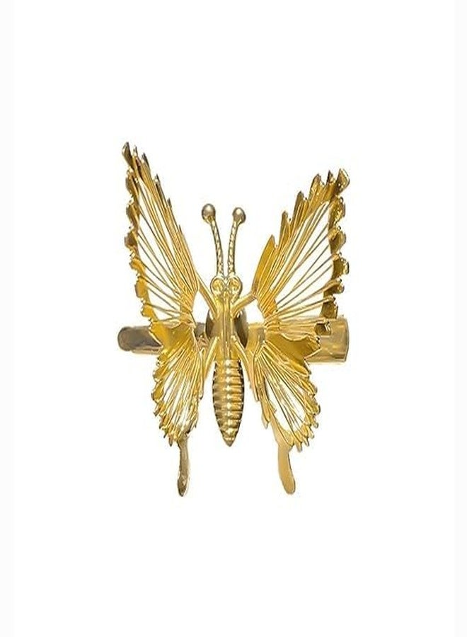 MYSELF 8 Pcs Butterfly Hair Clips Glitter for Women, Hair Claw Clips Shaking Butterfly Hair Clips - Image 2