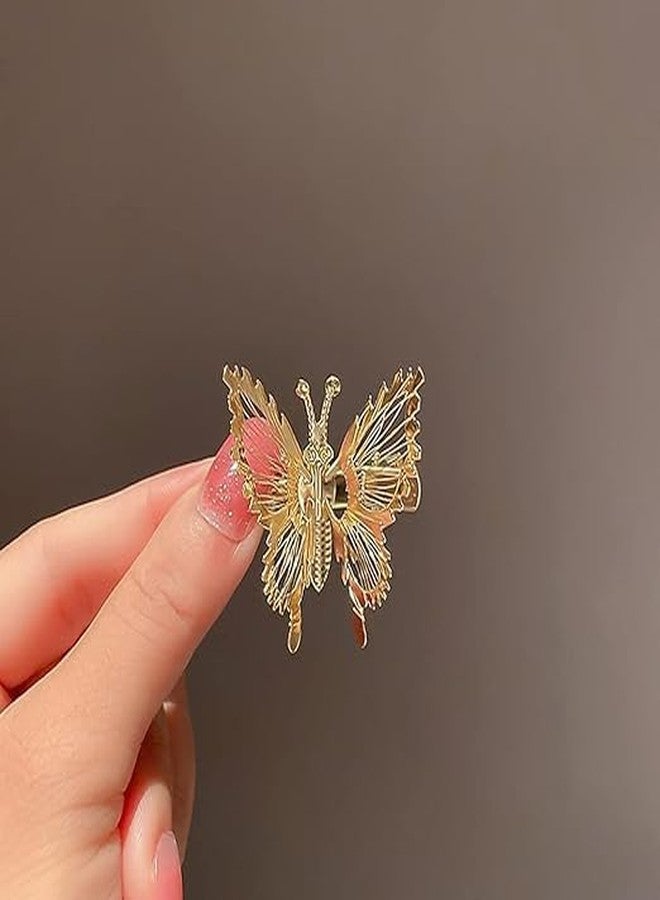 MYSELF 8 Pcs Butterfly Hair Clips Glitter for Women, Hair Claw Clips Shaking Butterfly Hair Clips - Image 3