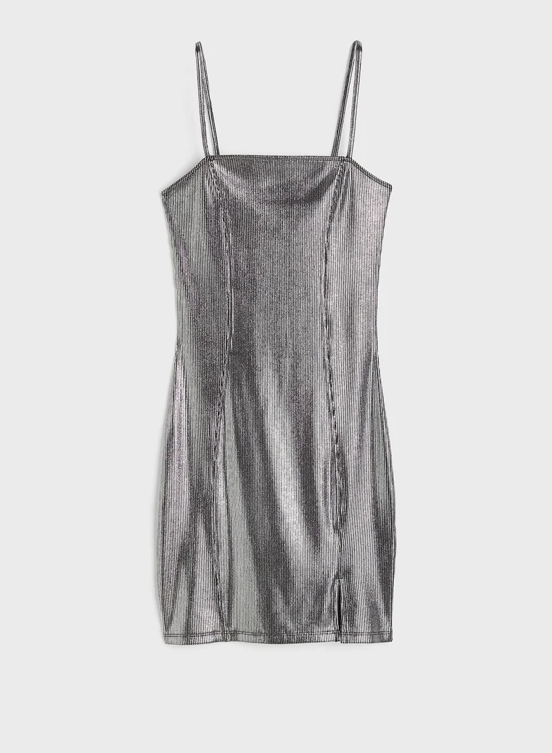 H&M Striped Bodycon Dress