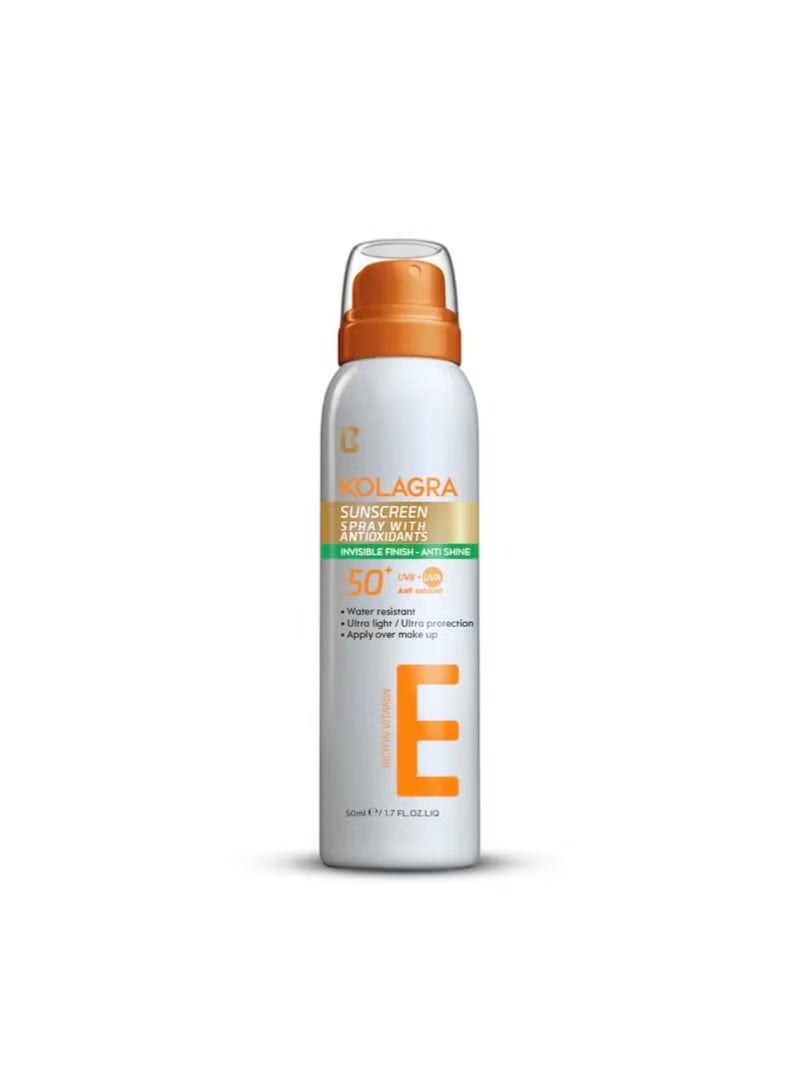 kolagra sunscreen spray SPF50+